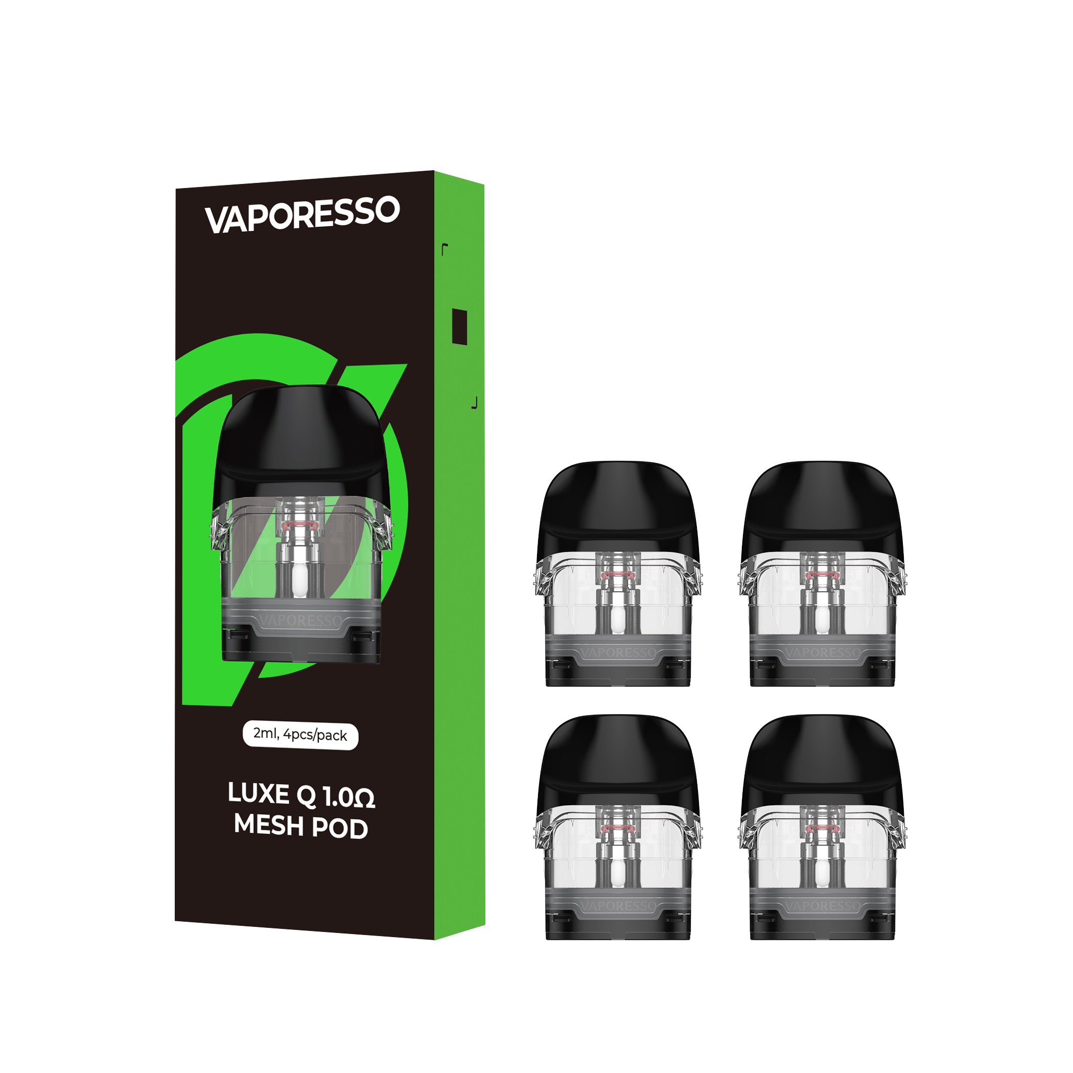 Vaporesso LUXE Q/Qs Mesh Pods 4pk, luxe qs kit, luxe q kit, luxe q